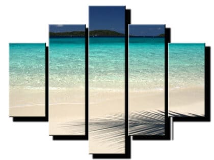 5 dielny obraz plaz -Viac dielny obraz-moderne obrazy na stenu