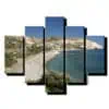 5 dielny obraz pláž pri mori-Viac dielny obraz-moderne obrazy na stenu