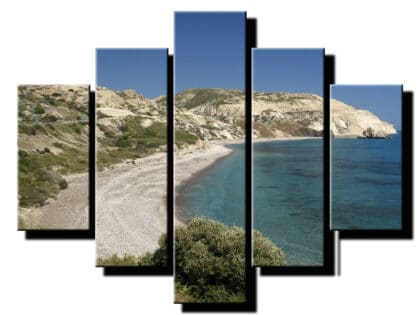 5 dielny obraz pláž pri mori-Viac dielny obraz-moderne obrazy na stenu