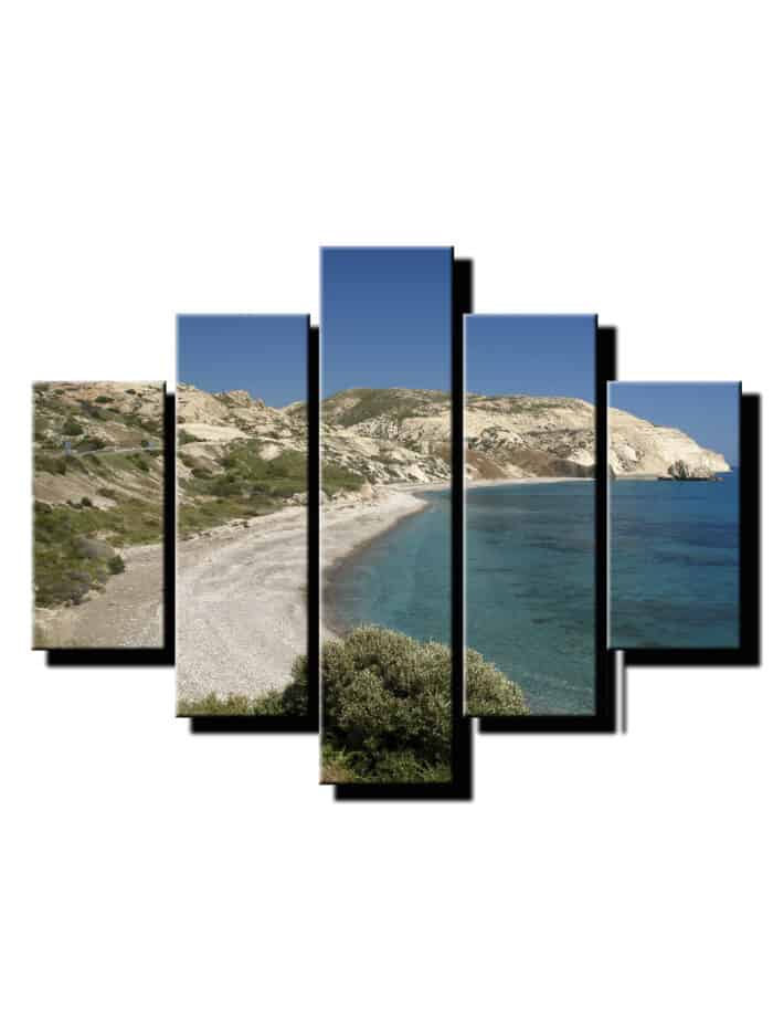 5 dielny obraz pláž pri mori-Viac dielny obraz-moderne obrazy na stenu