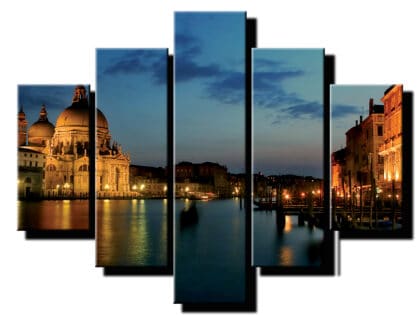 5 dielny obraz podvečer v benátkách-Viac dielny obraz-moderne obrazy na stenu