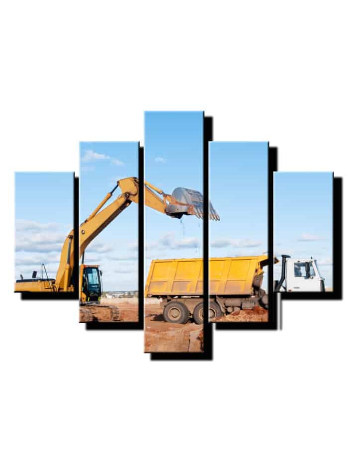 5 dielny obraz pracovne stroje-Viac dielny obraz-moderne obrazy na stenu