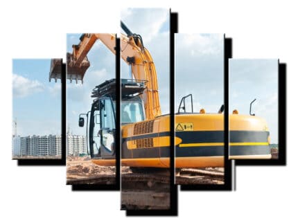 5 dielny obraz pracovny stroj-Viac dielny obraz-moderne obrazy na stenu