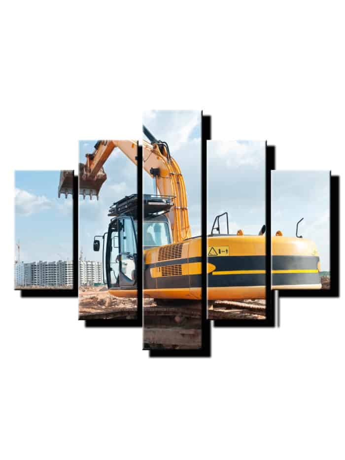 5 dielny obraz pracovny stroj-Viac dielny obraz-moderne obrazy na stenu