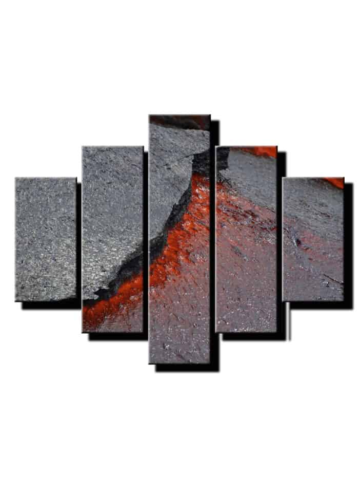 5 dielny obraz prasknutý kameň-Viac dielny obraz-moderne obrazy na stenu
