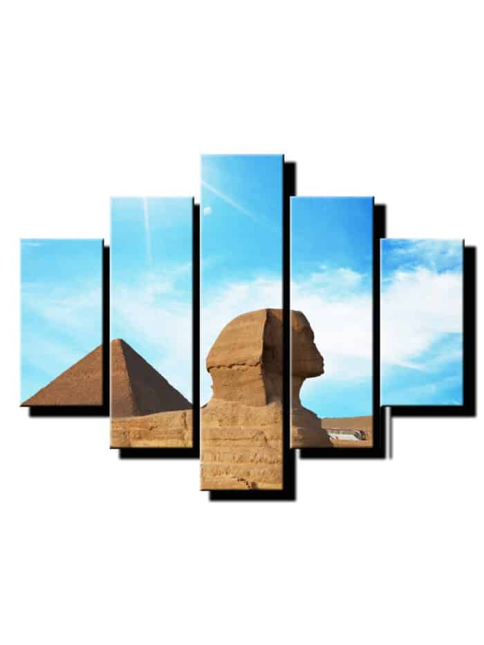 5 dielny obraz sfinga cez leto-Viac dielny obraz-Moderne obrazy na stenu-Obraz na stenu