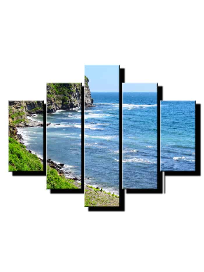 5 dielny obraz skalnatý utes-Viac dielny obraz-moderne obrazy na stenu