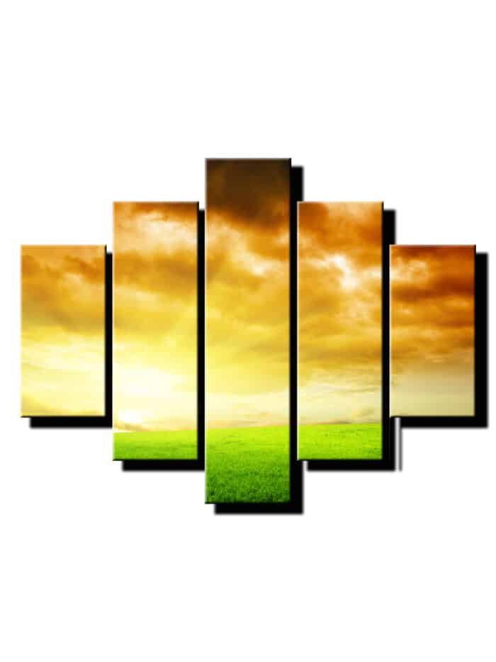 5 dielny obraz slnecne luce v prirode-Viac dielny obraz-moderne obrazy na stenu