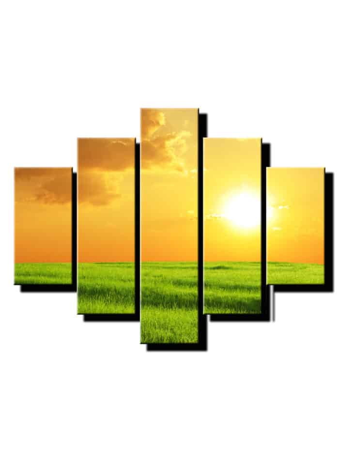 5 dielny obraz slnko v prirode-Viac dielny obraz-moderne obrazy na stenu
