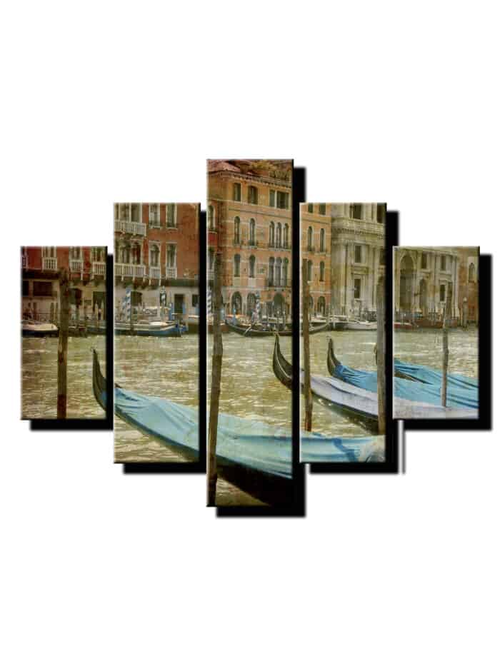 5 dielny obraz staré benátky-Viac dielny obraz-moderne obrazy na stenu