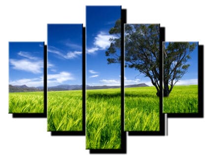 5 dielny obraz strom v prirode-Viac dielny obraz-moderne obrazy na stenu