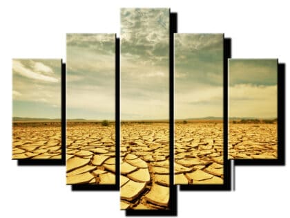5 dielny obraz suchá zem-Viac dielny obraz-moderne obrazy na stenu