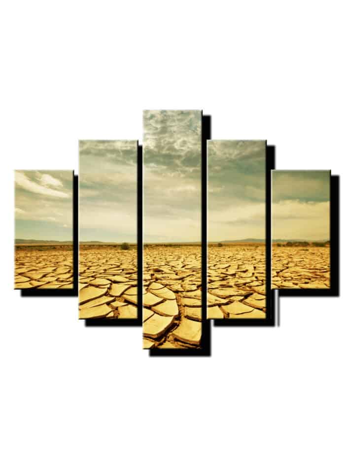 5 dielny obraz suchá zem-Viac dielny obraz-moderne obrazy na stenu
