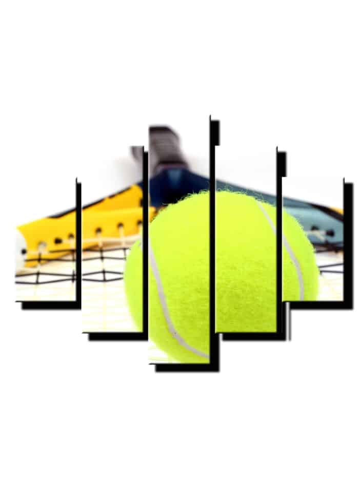 5 dielny obraz tenisova lopticka-Viac dielny obraz-moderne obrazy na stenu