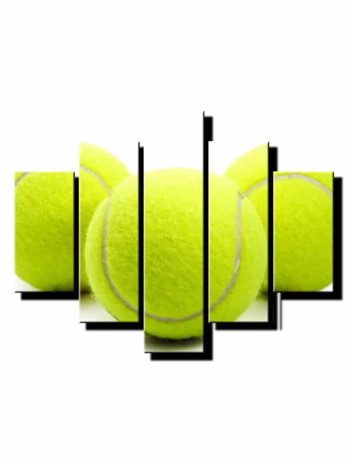 5 dielny obraz tenisove lopticky-Viac dielny obraz-moderne obrazy na stenu