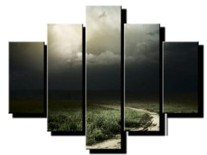 5 dielny obraz tmave mraky detail-Viac dielny obraz-moderne obrazy na stenu