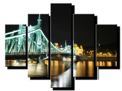 5 dielny obraz tower bridge londyn-Viac dielny obraz-Moderne obrazy na stenu-Obraz na stenu