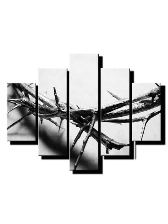 5 dielny obraz trnkovy konar-Viac dielny obraz-Moderne obrazy na stenu-Obraz na stenu