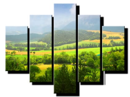 5 dielny obraz vyhlad na krajinu-Viac dielny obraz-moderne obrazy na stenu