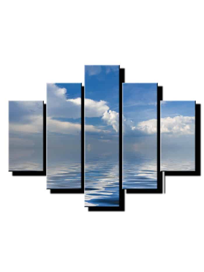 5 dielny obraz vyhlad na oblaky-Viac dielny obraz-moderne obrazy na stenu