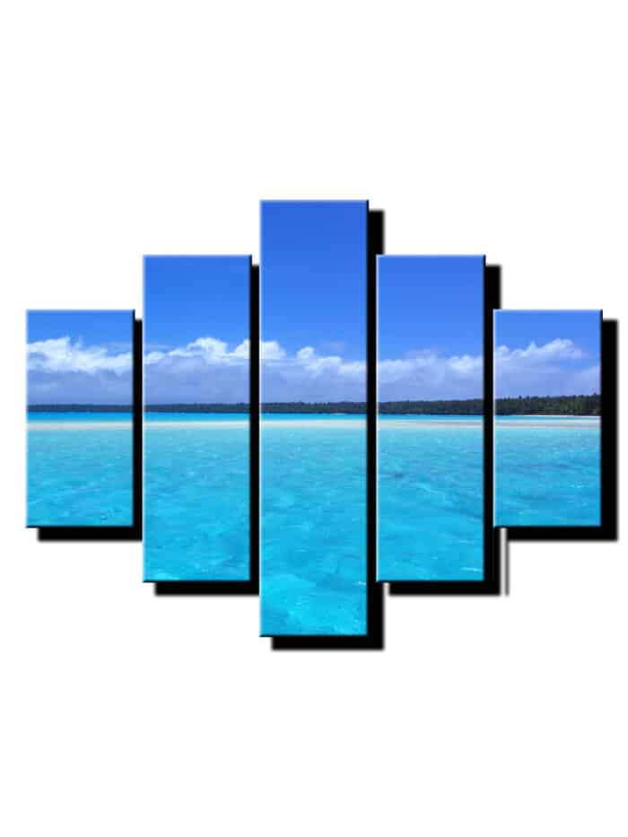 5 dielny obraz vyhlad na ocean 2-Viac dielny obraz-moderne obrazy na stenu