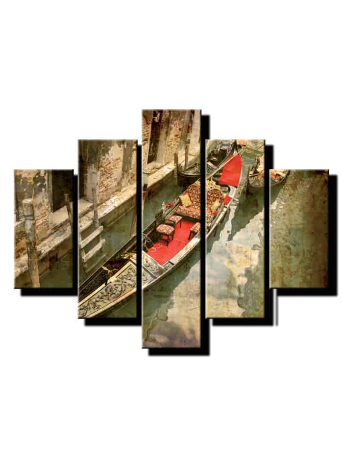 5 dielny obraz výletný čln-Viac dielny obraz-moderne obrazy na stenu