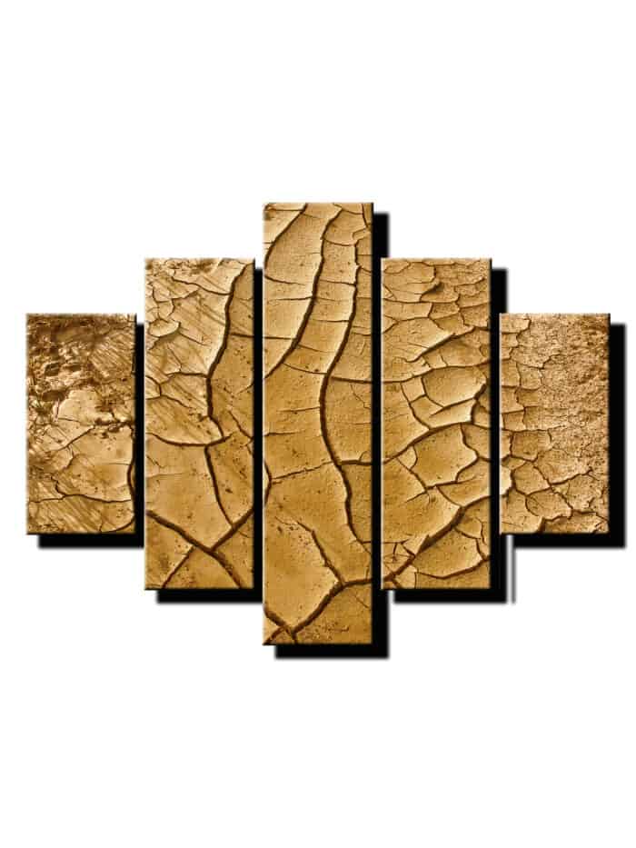5 dielny obraz vysusena zem-Viac dielny obraz-moderne obrazy na stenu