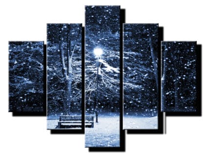5 dielny obraz zimna krajina-Viac dielny obraz-moderne obrazy na stenu