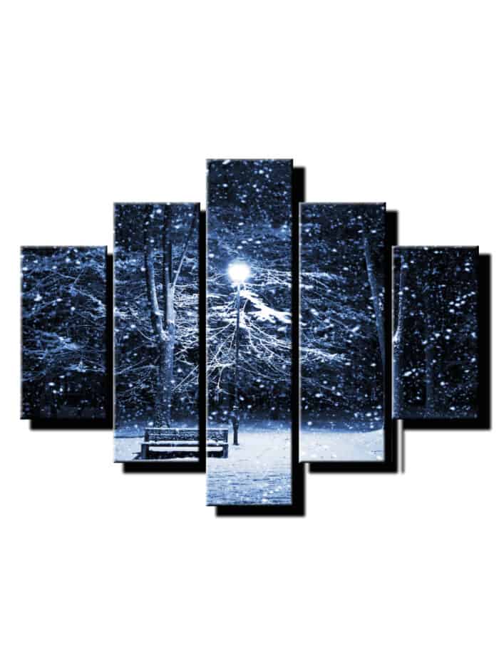 5 dielny obraz zimna krajina-Viac dielny obraz-moderne obrazy na stenu