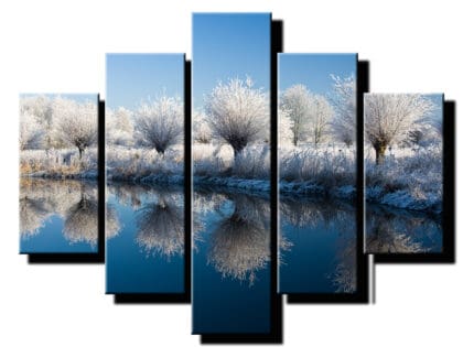 5 dielny obraz zimna krajina-Viac dielny obraz-moderne obrazy na stenu