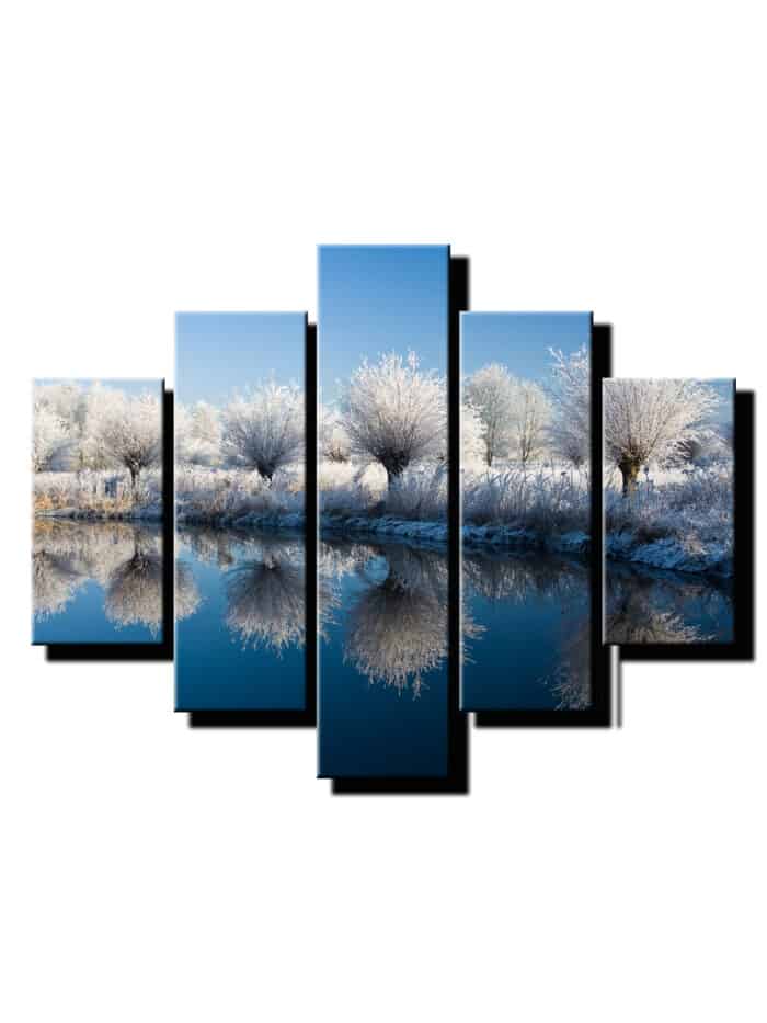 5 dielny obraz zimna krajina-Viac dielny obraz-moderne obrazy na stenu