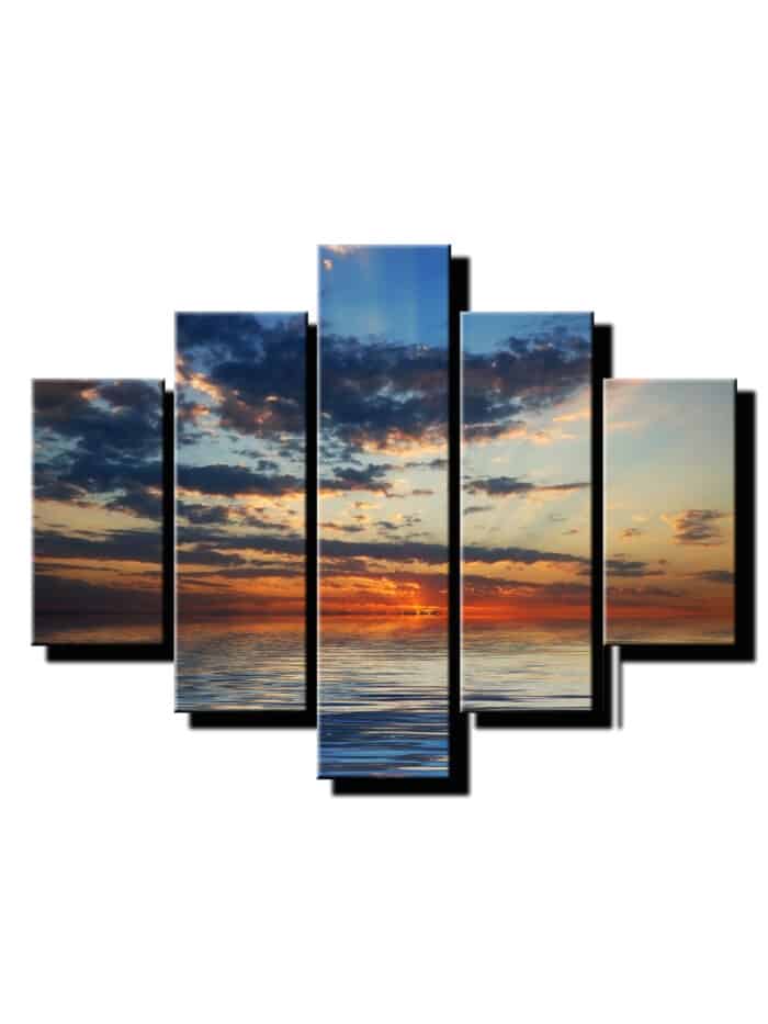 5 dieny obraz tmavé oblaky-Viac dielny obraz-moderne obrazy na stenu