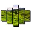 5 dieny obraz zelené udolie-Viac dielny obraz-moderne obrazy na stenu