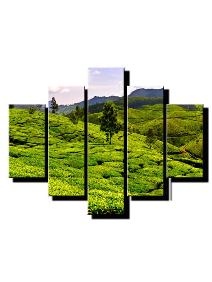 5 dieny obraz zelené udolie-Viac dielny obraz-moderne obrazy na stenu