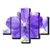 5dielny obraz fialova orchidea-viac dielny obraz-onlinefotka