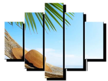5dielny obraz klobuk na sieti-viac dielny obraz-moderne obrazy na stenu