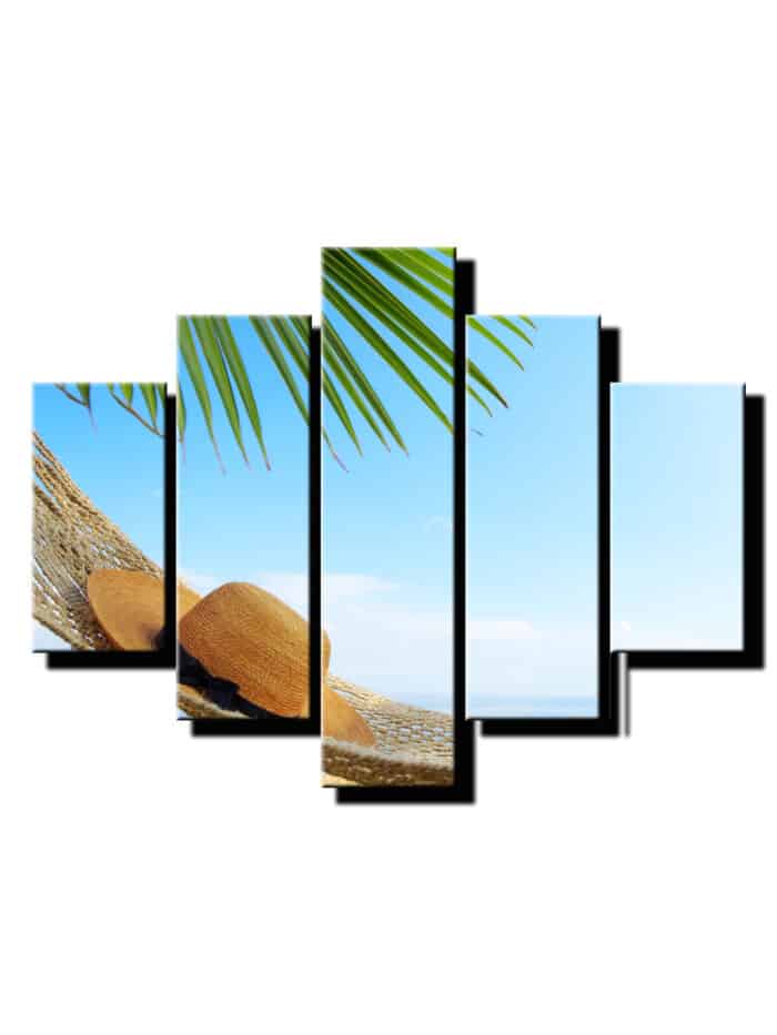 5dielny obraz klobuk na sieti-viac dielny obraz-moderne obrazy na stenu