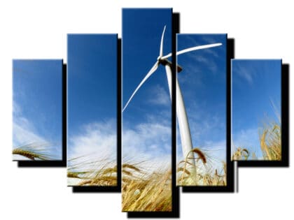 5dielny obraz veterny mlyn-viac dielny obraz-moderne obrazy na stenu
