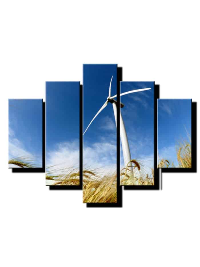 5dielny obraz veterny mlyn-viac dielny obraz-moderne obrazy na stenu