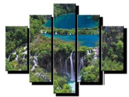 5dielny obraz vodopad-viac dielny obraz-onlinefotka