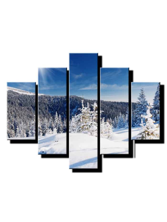 5dielny obraz zimna nadhera-Viac dielny obraz-moderne obrazy na stenu