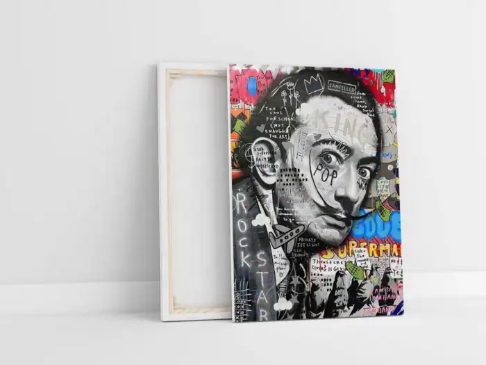 Obraz na plátne-Dalí ako pop-art kráľ