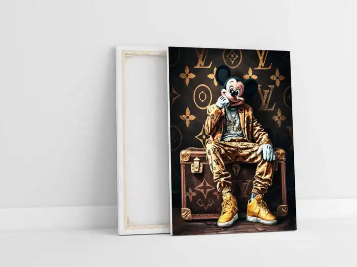 Obraz na plátne-Mickey Vuitton King-Fotka na plátno-Onlinefotka.sk